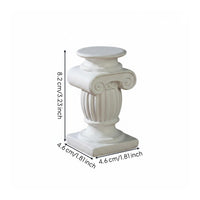 Tabletop Angel Figurine Detailed Design Angel Figurine Roman Column Statue for Shelf Display
