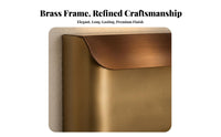 Designer Inspired Modern Copper Wall Sconce Modern Wall Sconce Decorative Accent Light for Interior Designers, Design Enthusiasts, Homeowners, Bedroom, Living Room, Hallway, Stairway