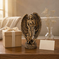 Nordic Angel Sculpture Elegant Resin Angel Decor Highly Detailed for Bookshelf