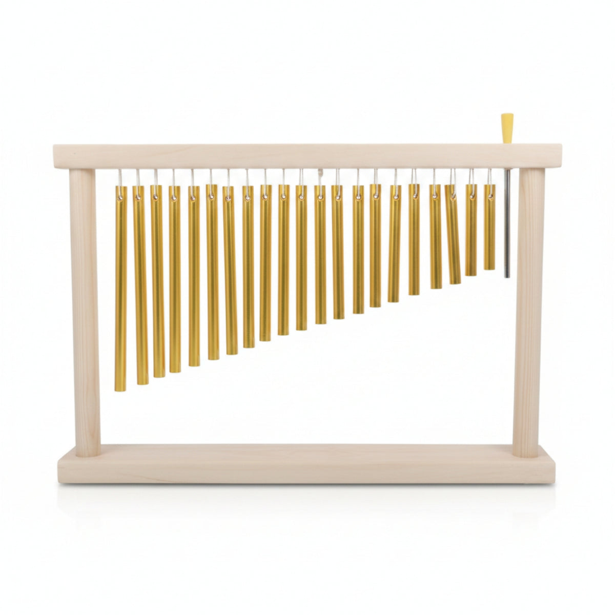 20 Tone Copper Tube Chime Hand Played Musical Instrument Accurately Tuned Acoustic Instrument for Students, Stage Performance