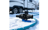 RV Gray-Water Drain Universal Fit Drain with Lever Handle Heavy Duty for Motorhome Maintenance