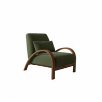 3 Pieces Wabi-Sabi Aesthetic 2 Armchairs and 1 Side Table Retro aesthetic Conversation Set centuryera Modern Design Armchair Curved Wood Frame for Interior Designers, Business Owners, Hotel Lobby, Reception Area, Living Room, Office Lounge