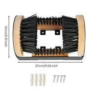 Floor-Mounted Shoe Brush Installation Screws Shoe-Cleaning Brush Non Damaging