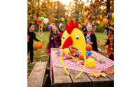 Red Beak Chicken Costume Headband Curved Band Chicken Headband Easy to Wear Dress-up Gear Cute