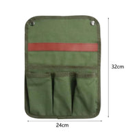 Multi-Functional Chair Armrest Storage Bag Portable Camping Chair Side Pocket Easy to Install Armchair Hanging Pouch for Fishing