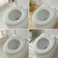 EVA Toilet Seat Cushion, All Seasons Universal, Waterproof, Solid Color, for Home Bathroom