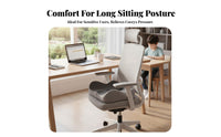 Viscoelastic Foam Seat Pad Breathable U-Shaped Coccyx Pad Seating Accessory Slow Recovery Support Pillow Skin-Gentle Material