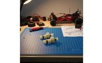 2 Pieces RC Car Differential Shaft High Strength RC Differential Assembly Easy to Install Remotes Car Gearbox for Wltoys