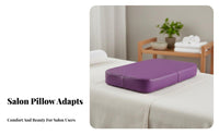 Beauty Bed Headrest Comfortable Massage Face Pillow Ergonomic Design Prone Face Rest for Masseuses, Stomach Sleepers, Spas, Permanent Design Parlors