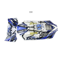 1:12 RC Car Body cover Lightweight Blue RC Body cover Painted Finish Hobby Part for Wltoys Replacement