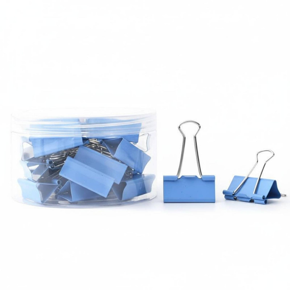 Foldback Clip Convenient Storage Tub Foldback Clips Strong Grip Binder Clip for School, Crafts