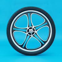 1 Piece 20 Inch Bike Wheel Aluminum Alloy Mag Style One-piece Heavy Duty Bicycle Wheel Solid Stable Performance Suitable for Road Riding Bike Modification