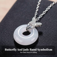 Delicate Necklace Butterfly Centerpiece Subtle Shimmer for Weddings