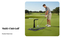 Realistic Contact Feel 360 Degree Golf Swing Practice Aid Indoor & Outdoor Use Golf Swing Practice Aid Sturdy Construction for Beginners