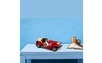 Handmade Retro Desktop Ornament Painted Finish Vintage Car Ornament Glossy Vehicle Decor Non-Electric