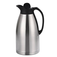 Stainless Steel Insulated Kettle Brushed Kettle with Antianti-Spill Spout Leakproof Thermal Carafe Sturdy for Office
