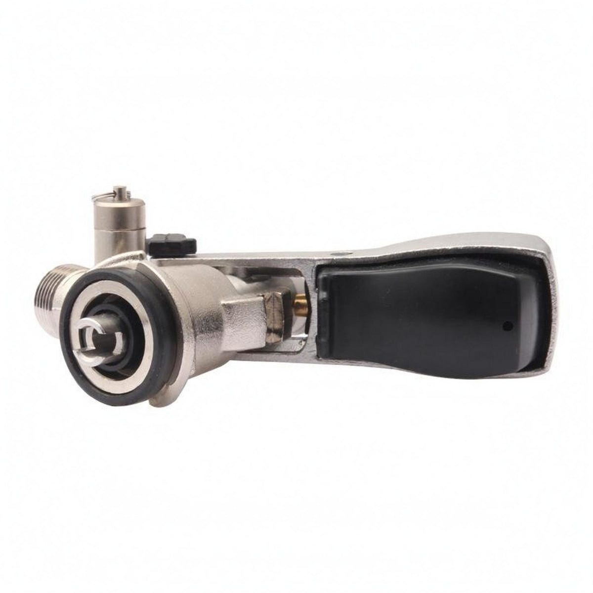 Angled Tapping Coupler Threaded Connection Beer Keg Coupler Side Outlet