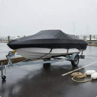 V-Shaped Boat Cover Easy to Install Waterproof Personal Watercraft Cover Foldable Marine Gear for Outdoor