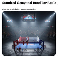 MMA Eight-Sided Cage Grappling Practice Training Arena Multi-Layer Padding Boxing Arena for Athletes, Professionals, Competition, Gym