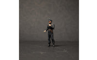 1:72 Scale Figure Pre-Painted Combatant Figure Non-Assembly Miniature for Display