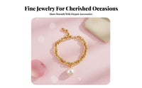 Multi-Layer Chain and Pearl Bracelet Light Luxury Feel Layered Bracelet Set European Design Stackable Pearl Bracelets for Daily Wear, Parties, Dates