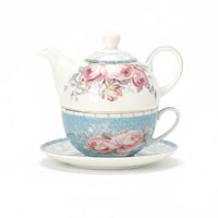 Tea for Single Set Gift Box Included Personal Tea Set Elegant Design for Office