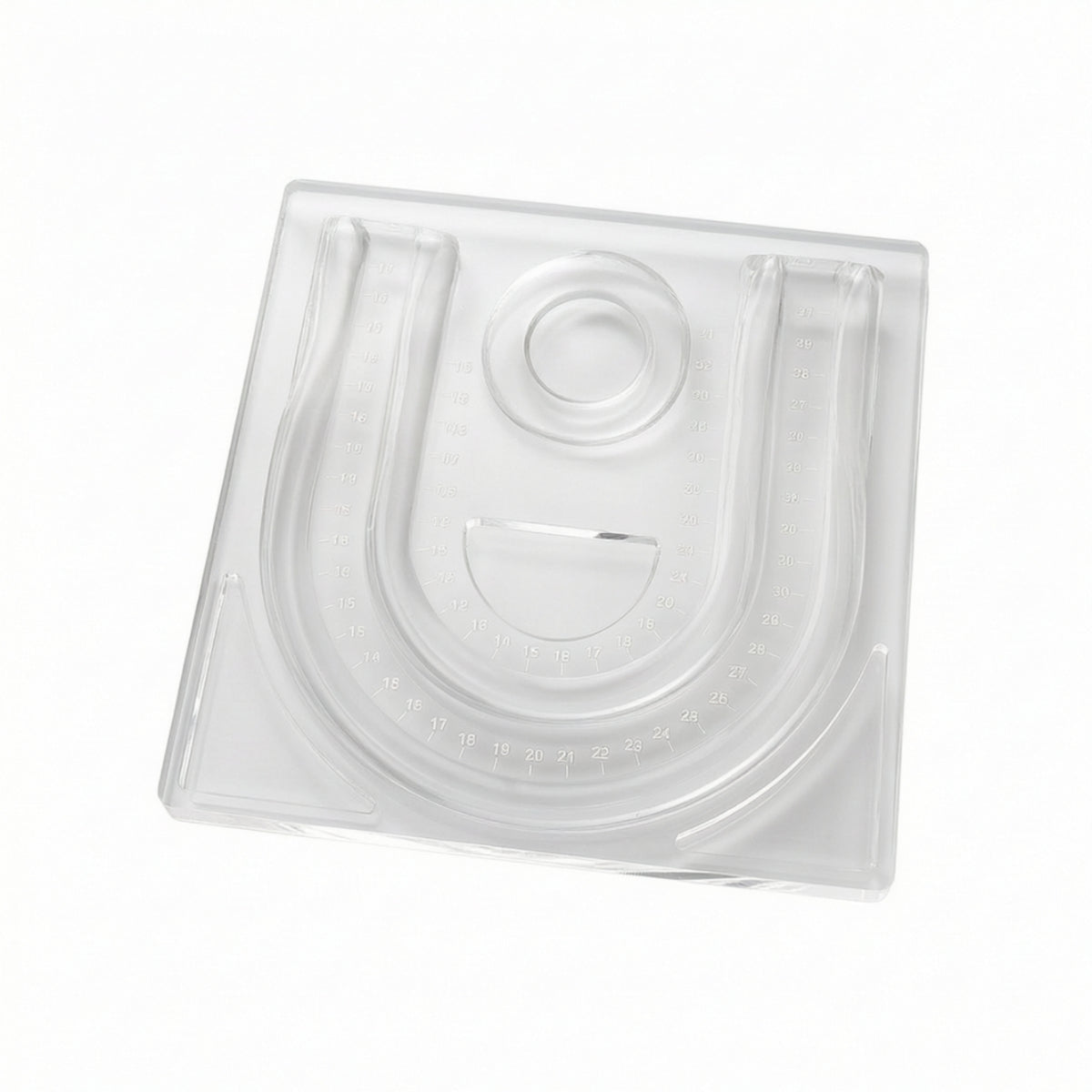 Clear Bracelet Display Tray Acrylic Bangle Display Tray Elegant Sturdy for Photography Studio