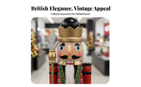 Life-Size Nutcracker Floor-Standing Nutcracker Doll Statement Piece for Families