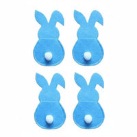 Reusable Easter rabbit Utensil Bag Festive Table Decor rabbitShaped Utensil Pocket adaptable Cutlery Holder Multi-Color Set for Restaurant Owners, Children, Event Planners, Family Gatherings, Home, Birthday Parties
