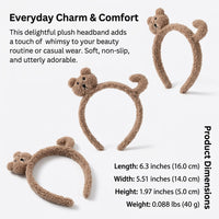 Animal Ears Headband for Makeup for Face Washing, Cosmetic for Women Skincare, Non-Slip Accessories