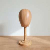 Hairpiece Holder Stand with Wooden Base Profesional Mannequin Head Stand Compact