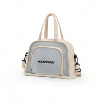 Travel Toiletry Bag Structured Toiletry Bag with Shoulder Strap Water-Resistant Zippered for Travelers, Swimming