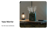 Desktop Misting Fan 3-in-1 Function USB Personal Air Conditioner for Dorm Room