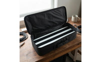 Zippered Guitar Pedal Board Padded Effects Pedal Board Built-in Handle Pedalboard Carry Case Hinged Lid for Guitarists, Musicians