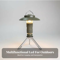 Multi-Functional Multifunctional Tent Light Lightweight Lighthouse Design Camp Lamp Power Bank Function Rechargeable Outdoor Flashlight Waterproof for Campers, Hikers, Anglers, Emergency