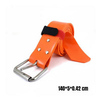 Freediving Weight Belt Adjustable Length Silicone Dive Belt Quick Release Buckle for Freedivers