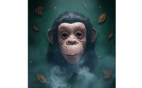 Latex Animal Head Mask with Faux Hair Lifelike Primate Costume Mask Wearable for Adults, Cosplayers, Cosplay