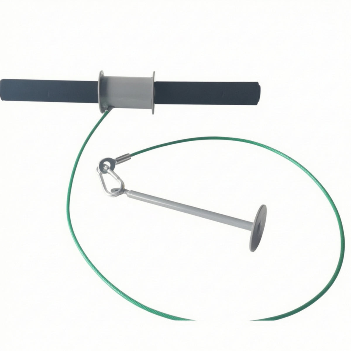 Long-Lasting Arm Roller with Hanging Cord Compact Forearm Training Device with Weight Plate Attachment Stainless Steel Rotator Machine Smooth for Home Gym