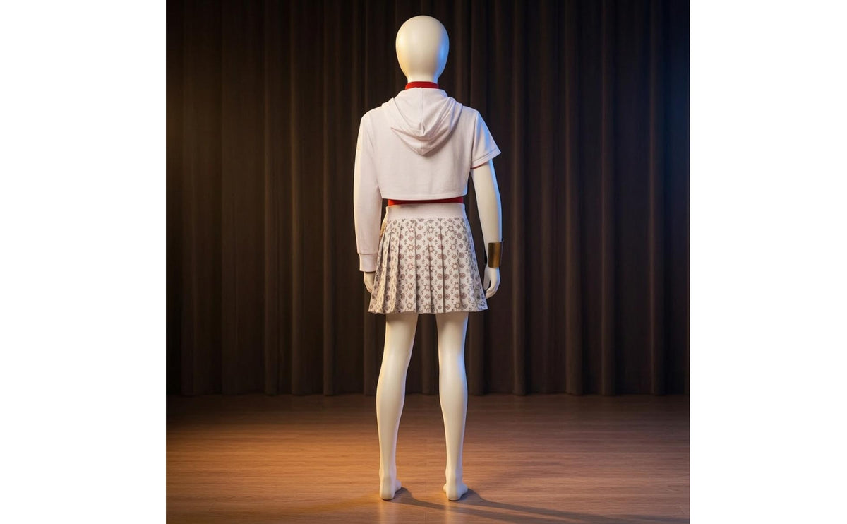 Halloween Cosplay Costume with Arm Cuff Anime Cosplay Outfit Themed Outfit with Armband Full Set for Children, Girls, Cosplayers, Stage Performances