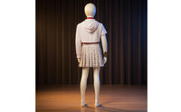 Halloween Cosplay Costume with Arm Cuff Anime Cosplay Outfit Themed Outfit with Armband Full Set for Children, Girls, Cosplayers, Stage Performances