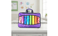 Glockenspiel with Carry Case Color-Coded Xylophone with Mallets Well-Tuned for Beginners, Teachers, Music Lessons, Classroom