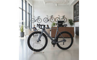 Bike Stand with Wooden Rails Non-Slip Indoor Bike Floor Stand Freestanding Bike Parking Rack for Cyclists, Apartment, Living Room, Garage