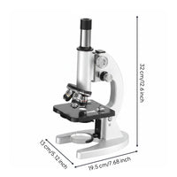 Experimental Microscope Set Learning Use Science Tool Crisp Lens for Classroom