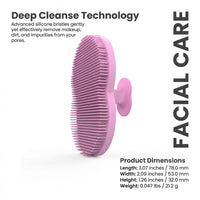 Face Scrubber Manual Facial Cleansing Brush, Pore Cleaning for Women, Waterproof Non Electric Makeup Removal, Unisex