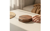 Premium Solid Walnut Display Base Minimalist Walnut Display Base Modern Wooden Pedestal Simple for Collectors