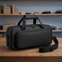 Thickened Guitar Effects Pedal Bag Zippered Pocket Portable Effects Pedal Bag Black for Musicians