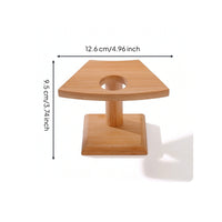 Sushi Hand-Roll Stand Bamboo Temaki Hand Roll Holder Temaki Stand Stable Tableware Easy to Clean for Home Hosts, Omakase Dining