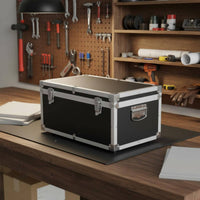 Aluminum Tool Case Shock-Resistant Resistant Aluminum Equipment Case Portable Tool Container Sturdy Duty Tool Case Shockproof