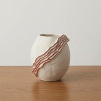 Ceramic Vase Handmade Decorative Vase Matte Vessel for Living Room