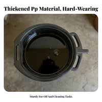 Oil Drain Pan Large Capacity Fluid Drain Pan Sturdy Waste Oil Collection Basin for Truck Owners, DIY Enthusiasts, Workshop, Garage, Driveway